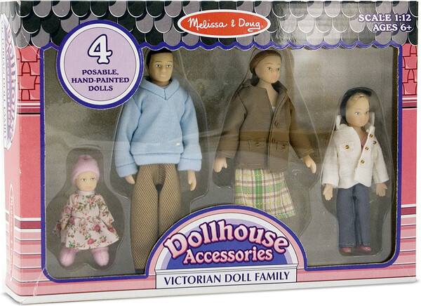 Melissa & Doug Famille de poupées victoriennes caucasiennes Melissa & Doug 2587 