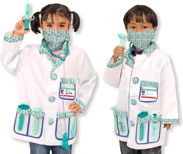 Melissa & Doug Costume médecin Melissa & Doug 4839 000772148399