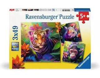 Ravensburger Casse-tête 49x3 Bébé jungle 4005556057351