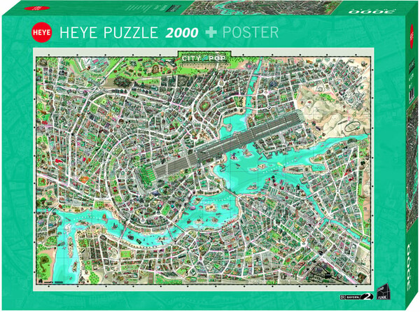 Heye Casse-tête 2000 City Of Pop 4001689298449