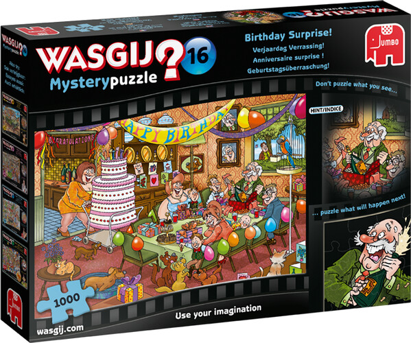 Jumbo Casse-tête 1000 wasgij mystery #16 Anniversaire surprise ! 8710126191651