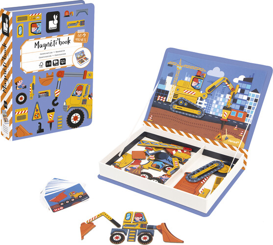 Janod Magnetibook (fr/en) - Construction 3700217325268