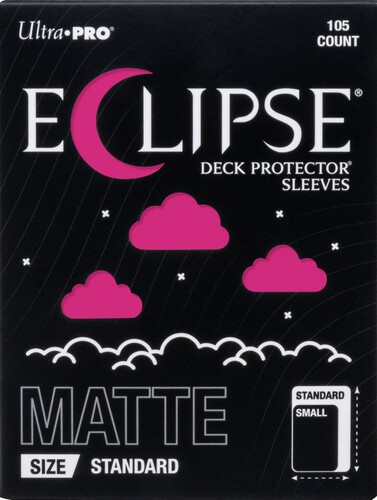 Ultra PRO Protecteurs de cartes Standard Eclipse PRO-Matte Rose 105ct 074427166885