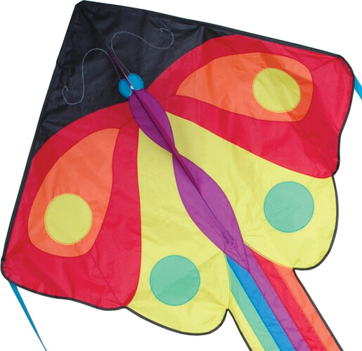 Premier Kites Cerf-volant monocorde large facile à voler papillon 46'' x 90'' 630104442477