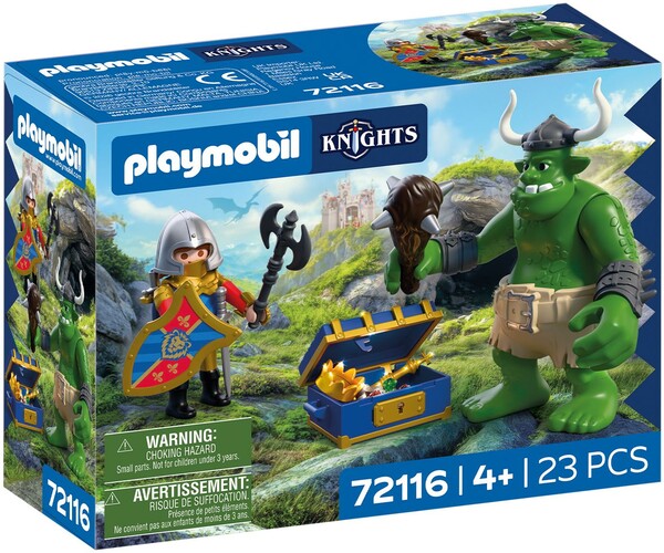 Playmobil Playmobil 72116 Troll et trésor des chevaliers du Lion 4008789721167