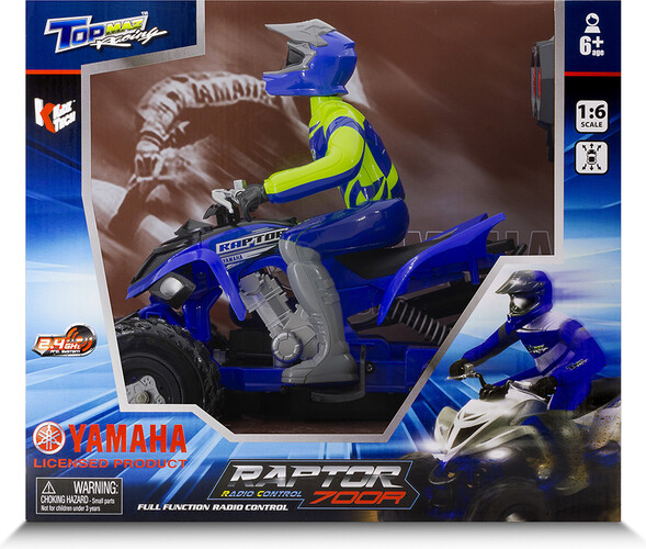 4 roues Raptor 700R 1:6 Yamaha téléguidée 887012840585