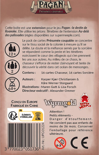 Super Meeple Pagan (fr) ext Présumé coupable 3770023051736