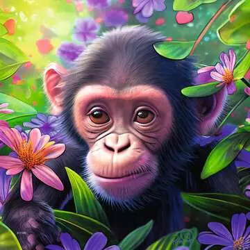 Ravensburger Casse-tête 49x3 Bébé jungle 4005556057351