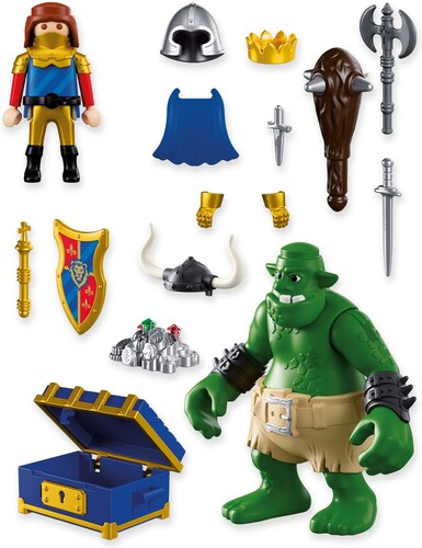 Playmobil Playmobil 72116 Troll et trésor des chevaliers du Lion 4008789721167