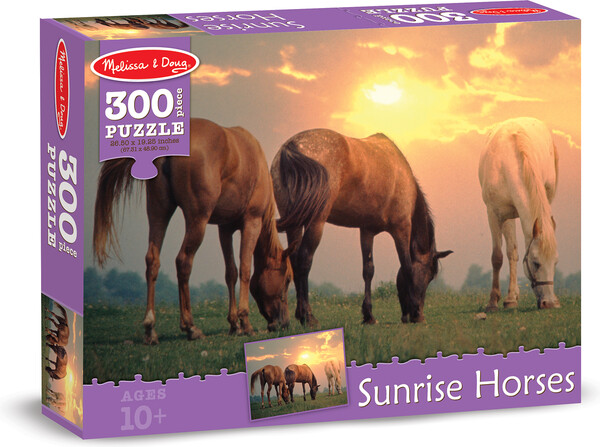 Melissa & Doug Casse-tête 300 chevaux au lever de soleil Melissa & Doug 8994 000772089944
