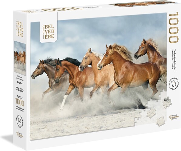 Belvedere Puzzle Casse-tête 1000 Prestige - Chevaux sauvages 061152815300