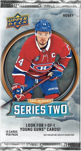 Upper Deck Upper Deck series two Hockey 25/26 Hobby Booster (12/12/12) 053334438193