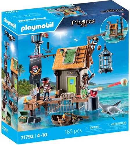 Playmobil Playmobil 71792 Port de pirates avec repaire, prisons et canon 4008789717924