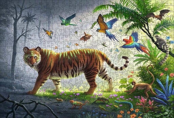 Ravensburger Casse-tête 500 Pièces en bois Tigre 4005556175147