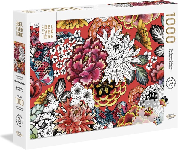 Belvedere Puzzle Casse-tête 1000 Prestige - Chrysanthèmes 061152816802