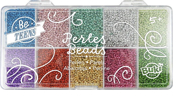 Buki Coffret de perles métalliques (fr/en) (Be Teens) 3700802103929