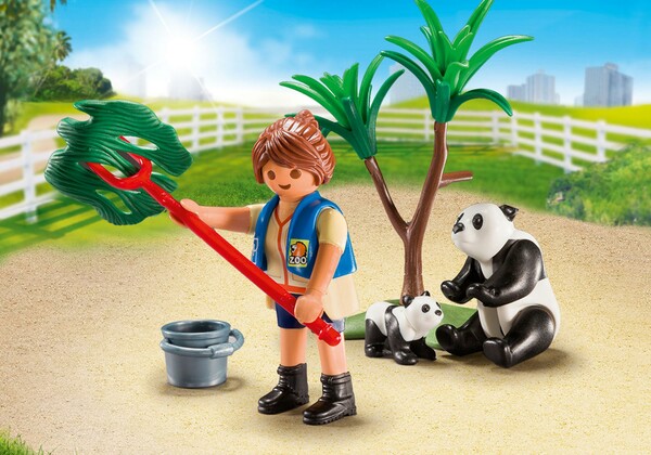 Playmobil Playmobil 70105 Mallette transportable Soigneur et pandas 4008789701053