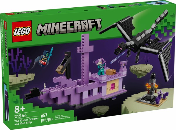 LEGO LEGO 21264 Minecraft Le dragon de l’Ender et le navire de l’End 673419388580