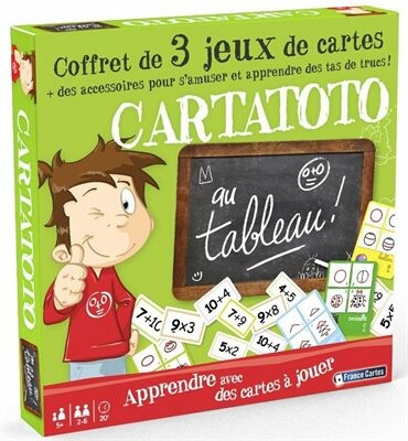 France Cartes Cartatoto au tableau - coffret 3 jeux + acc. 
