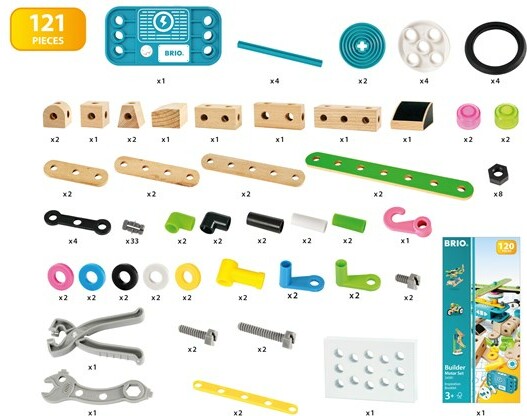 Brio Construction Brio Construction 34591 Coffret Builder et moteur 7312350345919