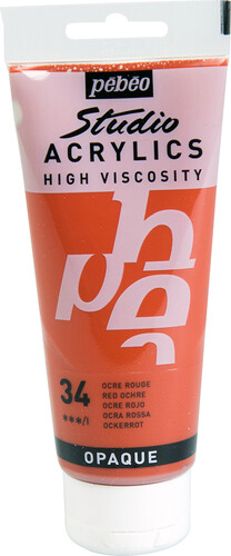 pébéo Acrylique Studio 100ml ocre rouge 34 3167868310348