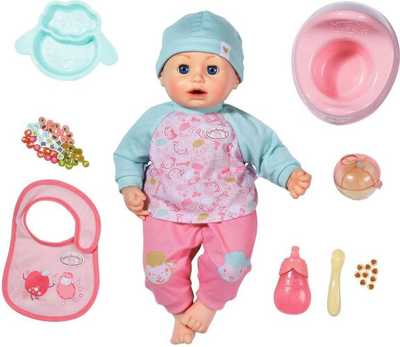 Zapf Creation Baby Annabell- Poupée interactive "Lunch Time" 43cm 4001167702987