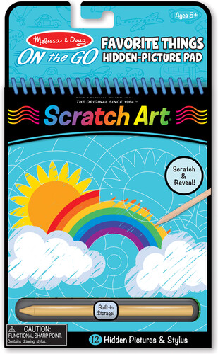 Melissa & Doug Scratch Art choses préférées de voyage (cartes à gratter) Melissa & Doug 9418 000772094184