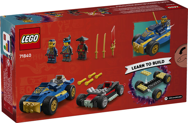 LEGO LEGO 71840 Le duel en voitures de course de Rogue et Drix 673419405089