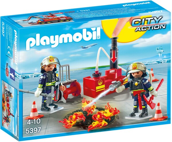 Playmobil Playmobil 5397 Opération de lutte de l'incendie avec pompe à eau 4008789053978