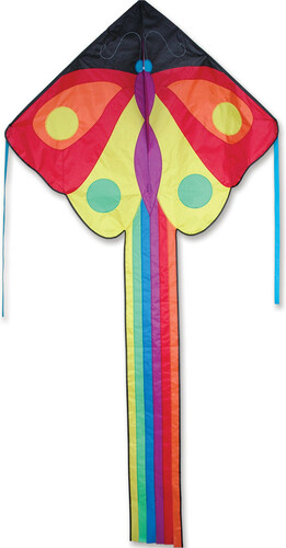 Premier Kites Cerf-volant monocorde large facile à voler papillon 46'' x 90'' 630104442477