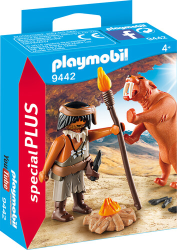 Playmobil Playmobil 9442 Homme des cavernes avec tigre à dents de sabre 4008789094421