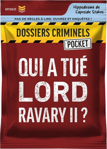 Platonia Games Dossiers Criminels (fr) Pocket - Qui a tué Lord Ravary II ? 3760363610281