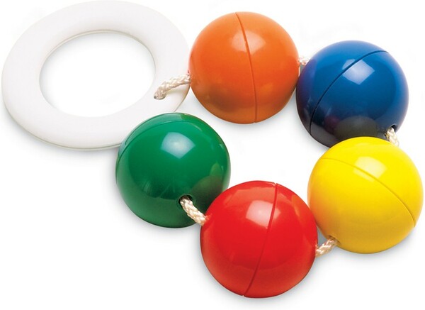 Ambi Toys Hochet balles de couleurs avec anneau de dentition 5011979572899