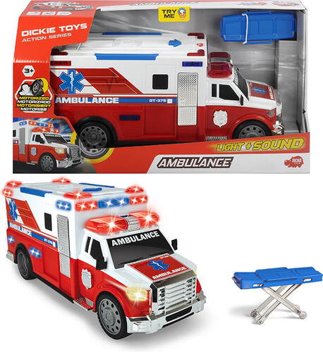 Dickie Toys Action Series - Ambulance Sons et lumières 33cm 4006333074387