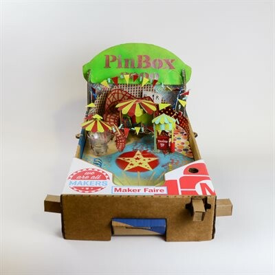 Cardboard Teck Instantute PinBox 3000 créer une machine à boules en carton 802300030004