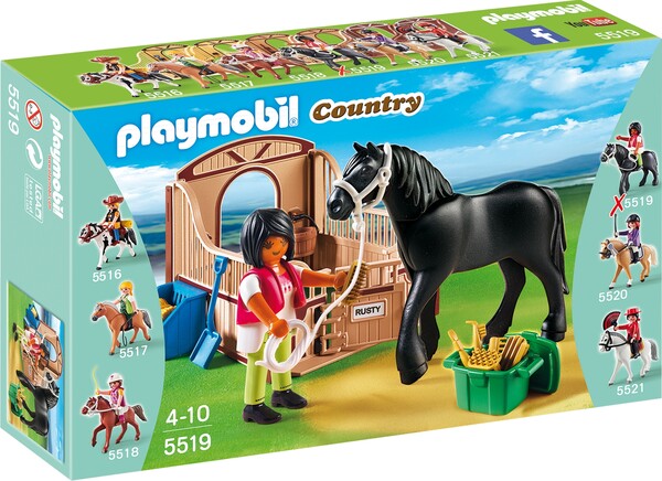 Playmobil Playmobil 5519 Cheval Frison et écuyère (mars 2015) 4008789055194