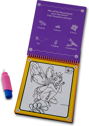 Melissa & Doug water wow - carnet d'activités réutilisable - conte de fée 681147000582