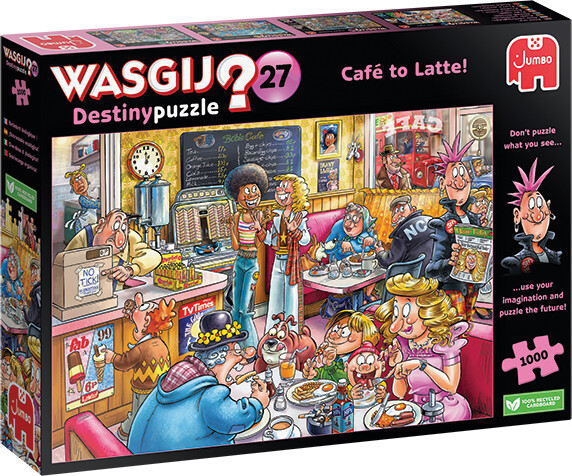 Jumbo Casse-tête 1000 Wasgij Destiny #27 Du petit noir au café Latte 8710126018552