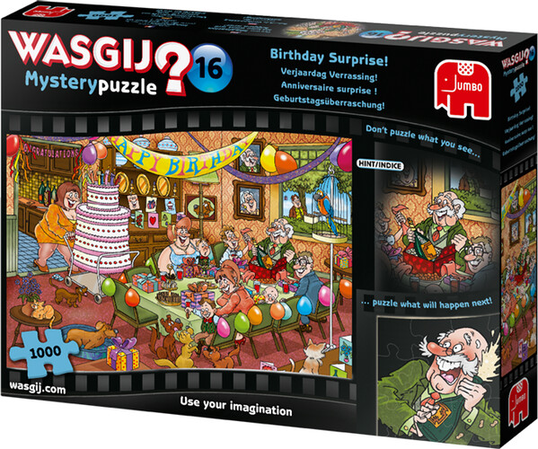 Jumbo Casse-tête 1000 Wasgij Mystery #16 Anniversaire surprise ! 8710126191651