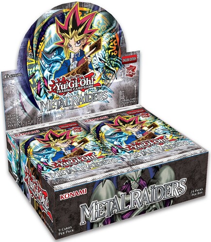 Konami Yugioh - 25th Metal raiders Booster Box 083717860556