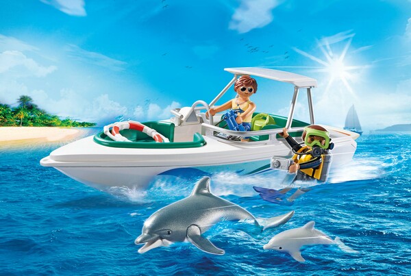 Playmobil Playmobil 9164 Plongée sous-marine en bateau 4008789091642