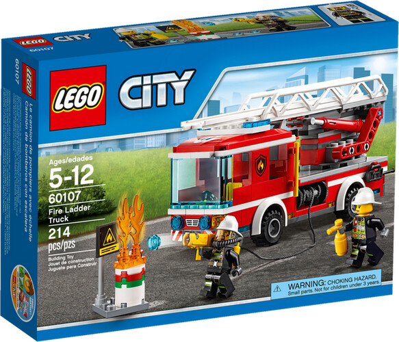 LEGO LEGO 60107 City Le camion de pompiers avec échelle (jan 2016) 673419247863