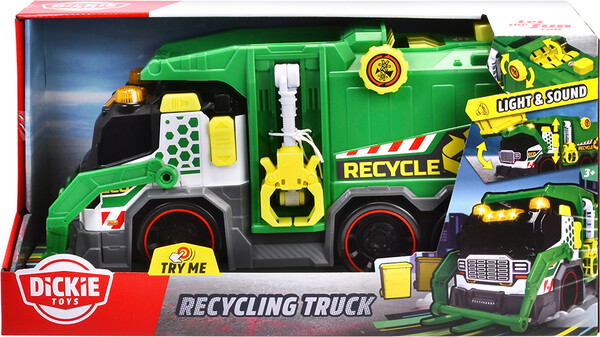 Dickie Toys City Heroes - camion de recyclage sons et lumière 39 cm 4006333084676