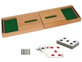 Wood Expressions Crib planche pliable pion metal avec carte à jouer 658956100024