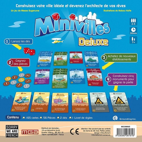 sorry we are french Minivilles Deluxe (fr) 3616450009974