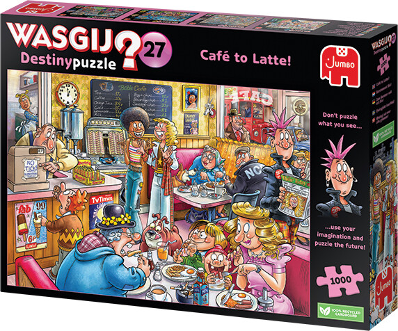 Jumbo Casse-tête 1000 Wasgij Destiny #27 Du petit noir au café Latte 8710126018552