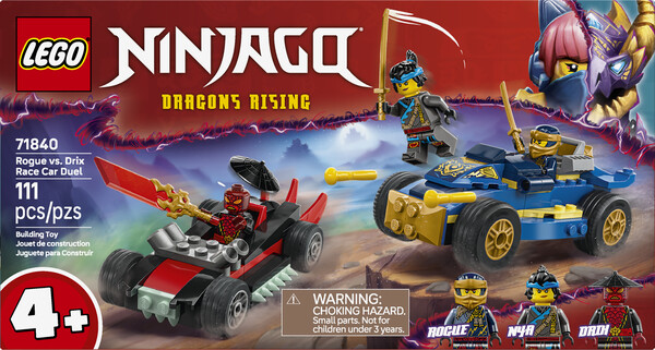 LEGO LEGO 71840 Le duel en voitures de course de Rogue et Drix 673419405089
