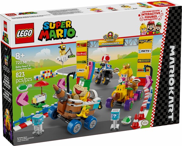 LEGO LEGO 72036 Mario Kart™ – Bébé Peach et ensemble de grand prix 673419405676