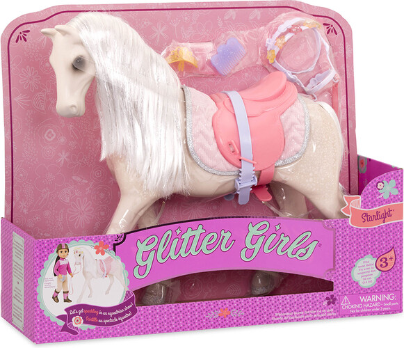 Poupées Glitter Girls Glitter Girls Cheval Starlight et diadème 36cm 062243407756