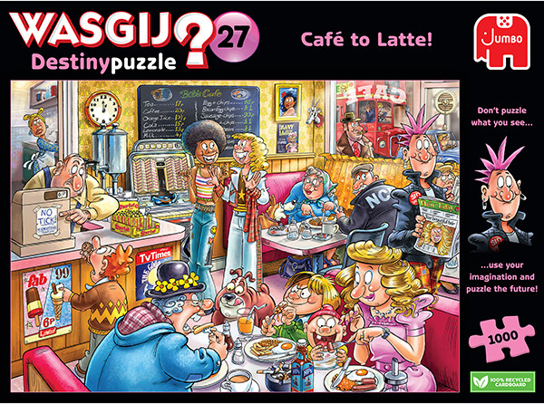 Jumbo Casse-tête 1000 Wasgij Destiny #27 Du petit noir au café Latte 8710126018552